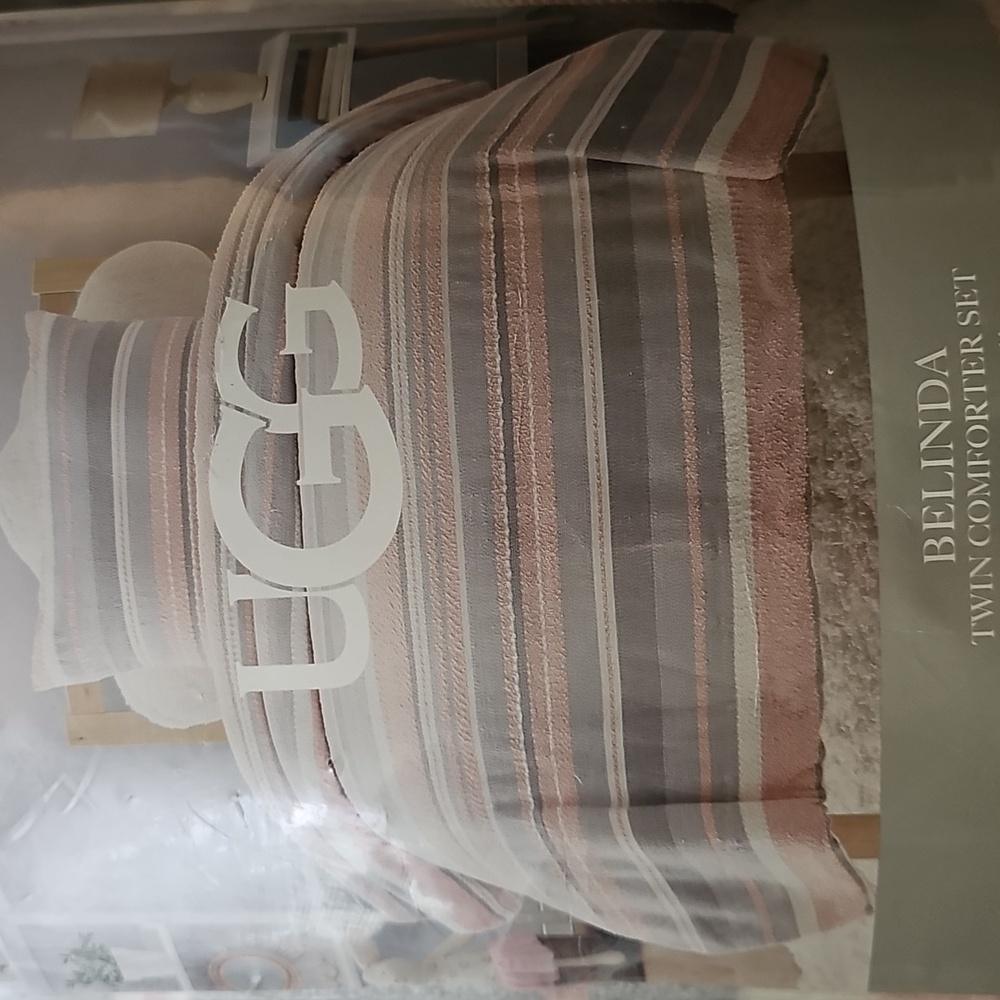 NWT Ugg Belinda Twin Comforter Set Can Be Used For Twin/txl